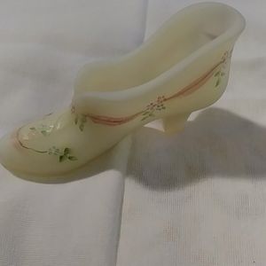 Closet Clearout:Fenton Handpainted Shoe